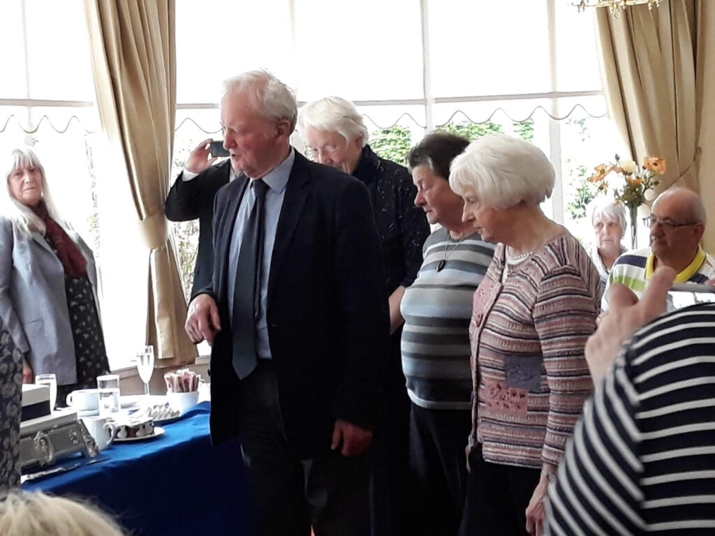 Founder at 25th anniversary lunch
